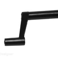 RV Designer Roof Vent Crank Handle, Black, 1-3/4 Inch