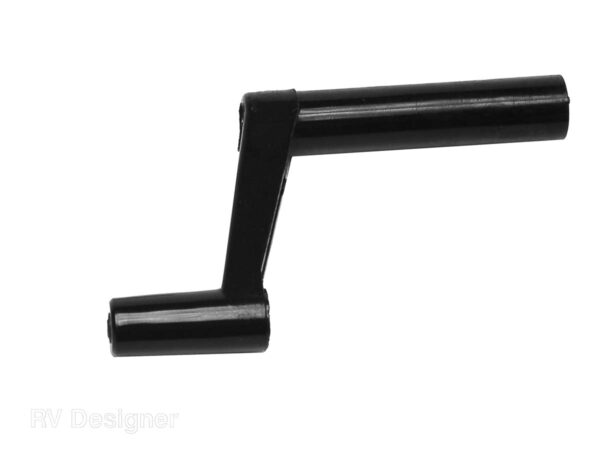 RV Designer Roof Vent Crank Handle, Black, 1-3/4 Inch
