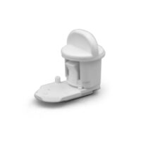 B&B Molders Hatch Lock Cylinder, White, UV Stable