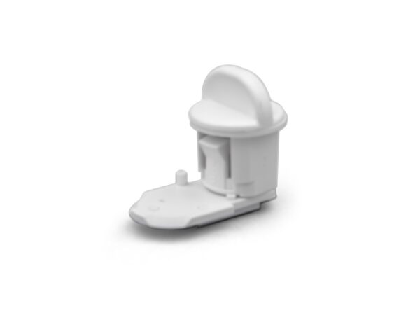 B&B Molders Hatch Lock Cylinder, White, UV Stable