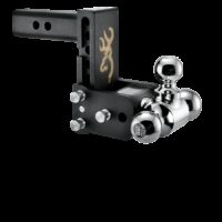 B&W Triple Ball Mount, 2 in Receiver, 10,000 lb GTW