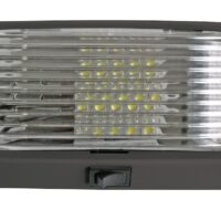 Valterra Rectangular Porch Light, 6 Inch, Incandescent, Black, No Switch