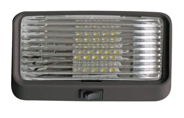 Valterra Rectangular Porch Light, 6 Inch, Incandescent, Black, No Switch