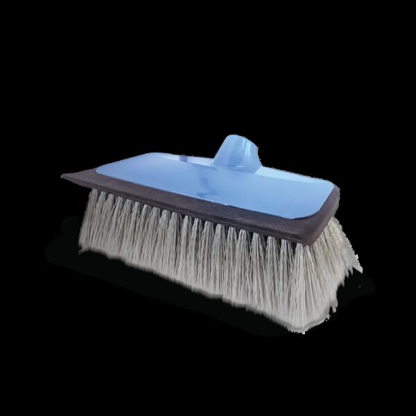 Dicor RV Exterior Wash Brush with Squeegee, 10-Inch, White