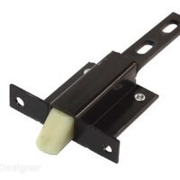 RV Designer Access Door Latch, Monaco/Winnebago, Black