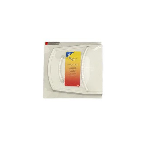 RV Designer Screen Door Slide, 12 Inch x 11-3/4 Inch, White