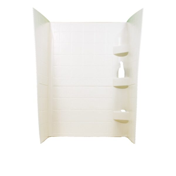 Specialty Recreation 1-Piece Shower Surround, 24" x 38" x 66", Parchment