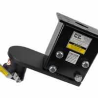 PopUp by Youngs Fifth Wheel Gooseneck Adapter, 24,000 LBS, Adjustable, Black