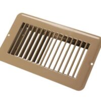 JR Products Heating/Cooling Register 10-5/8x5-5/8 Inch, Brown
