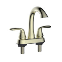 LaSalle Bristol Lavatory Faucet, High Arc, 4 in. Deck Mount, 2-Handle, Brushed Nickel