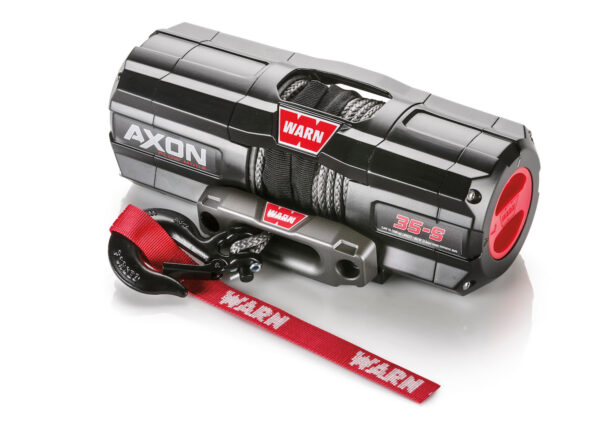 WARN AXON 3500 lb Powersports Winch, 50 ft Synthetic Rope, Wireless