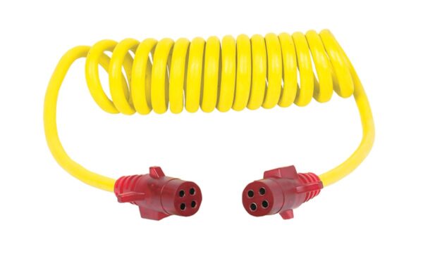 Hopkins 4-Round Flex-Coil Trailer Adapter with Nite-Glow, 3 Feet
