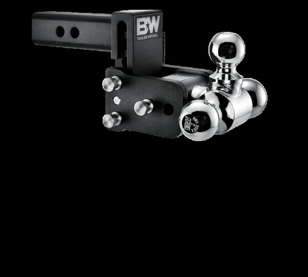 B&W Trailer Hitches Ball Mount, 2" Receiver, 10,000 lb, Triple, Black
