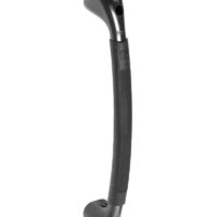 Stromberg Carlson Exterior Grab Bar, 18-inch, Curved, Black