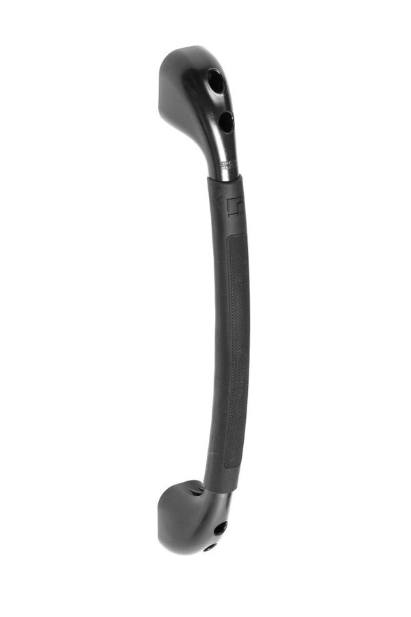 Stromberg Carlson Exterior Grab Bar, 18-inch, Curved, Black