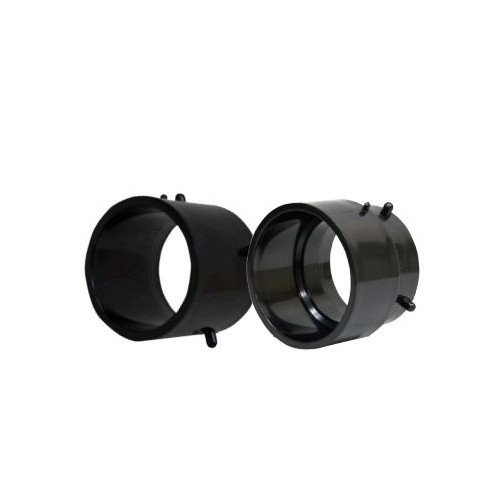 LaSalle Bristol Sewer Hose Termination Adapter, Black, with Clamp