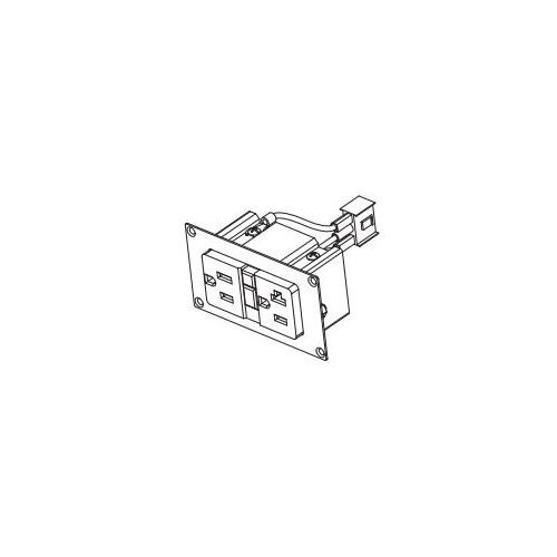 Xantrex GFCI Receptacle Outlet, Dual, White