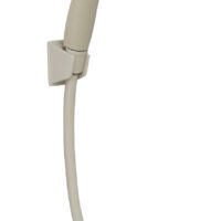 Empire Handheld Shower Head, Round, Biscuit, Brass, with Hose