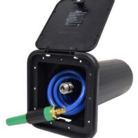 Phoenix Products Exterior Spray Port, Black, Self-Storing