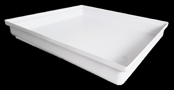 Icon Rectangular Shower Pan, Polar White, 32" x 30", Integrated Drain