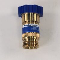 Aqua Pro Fresh Water Pressure Regulator, 45–150 PSI, Blue/Gold