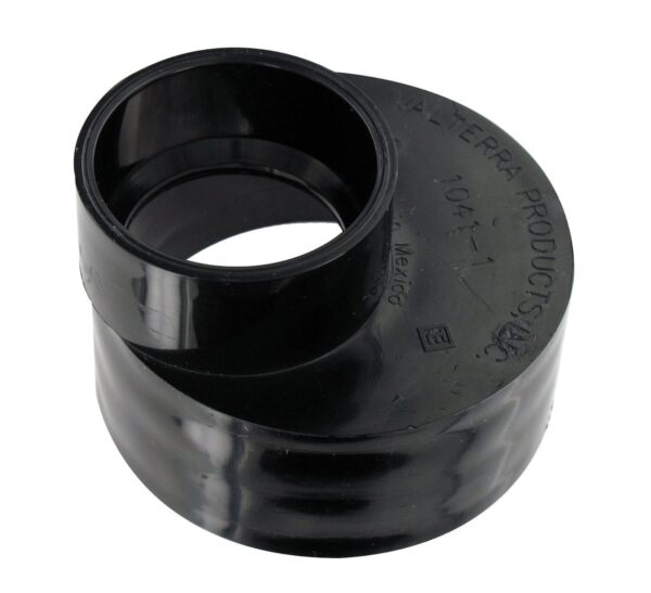 Valterra 3 by 1.5-Inch Waste Water Drain Adapter, Black