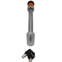 Blue Ox Barbell Hitch Pin, 2.5 Inch Receiver, Key Lock, Silver