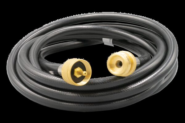 Suburban 12-Foot Quick-Connect RV Propane Hose, 1/4 Inch, Brass