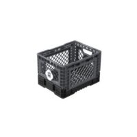 Big Ant Collapsible Storage Crate, Gray, 21x14x12