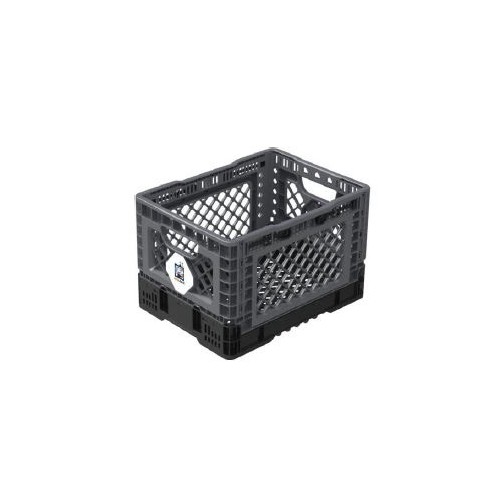 Big Ant Collapsible Storage Crate, Gray, 21x14x12
