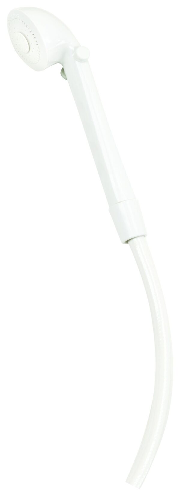 Empire Hand-Held Shower Head, White with Hose
