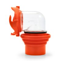 Camco RhinoFLEX 90 Degree Sewer Elbow 4-in-1 Adapter, Orange