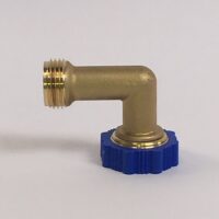 Aqua Pro 90-Degree Fresh Water Fitting, 3/4" Brass, Yellow