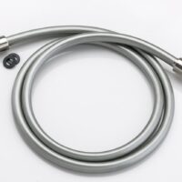 Empire RV Shower Hose, 60-inch, Silver, Metal