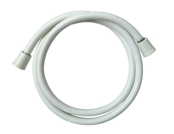 Empire RV Shower Hose, 60-inch, White, Vinyl