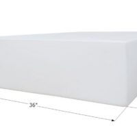 Icon 75 Gallon Fresh Water Tank, White, Rectangular, 36 x 50 x 10 Inch