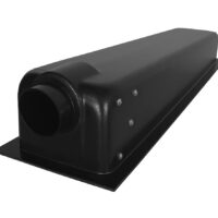 Icon 8-Gallon Waste Holding Tank, Black, Flange Mount