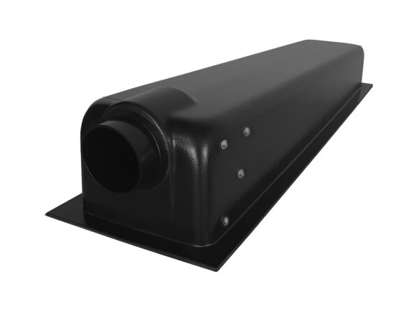 Icon 8-Gallon Waste Holding Tank, Black, Flange Mount