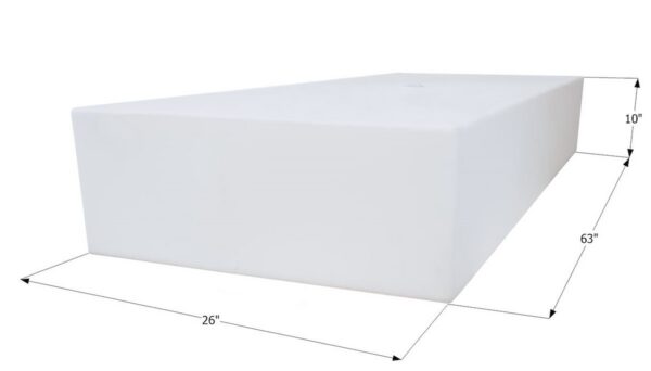 Icon Fresh Water Tank, 64.5 Gallon, Roto-Molded