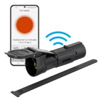 CURT Echo Wireless Trailer Brake Controller, Time-Delay, 1-2 Axles