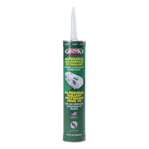 Lippert Alpha Non-Sag Caulk Sealant, Clear, 10.3 oz