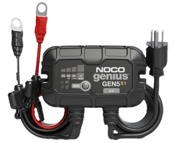NOCO 5 Amp One Bank Battery Charger, 12V, Marine, Multi-Chemistry
