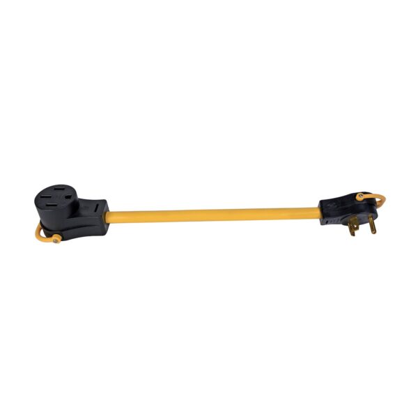 Arcon Power Cord Adapter, 30 to 50 Ampere, 18 Inch, Black
