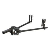 CURT Tru Track Weight Distribution Hitch, 8,000 lb GTW, Integrated Sway Control, Black