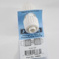 Elkhart Supply 1/2 Inch Fitting Plug, White