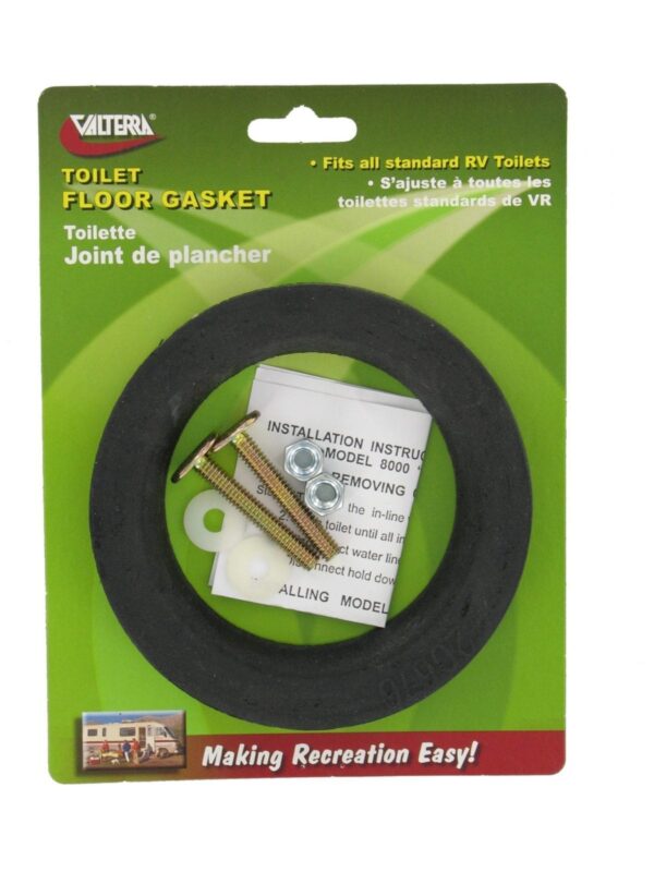 Valterra RV Toilet Floor Gasket, 9/16 Inch, Rubber