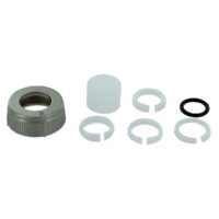 Phoenix Faucet Spout Nut, Brushed Nickel Silver Plated