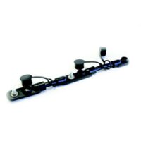 East Penn Battery Cable, 2/0 Gauge, 14 Inch, Black Negative with 3/8 Inch Eyelets, Assembled