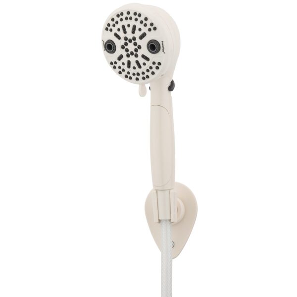 Oxygenics Power Flow Shower Head, White, 5 Settings