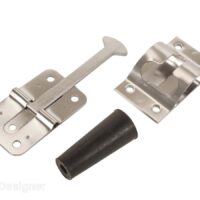 RV Designer Fleetwood Door Holder, 4 Inch, Stainless Steel, Silver